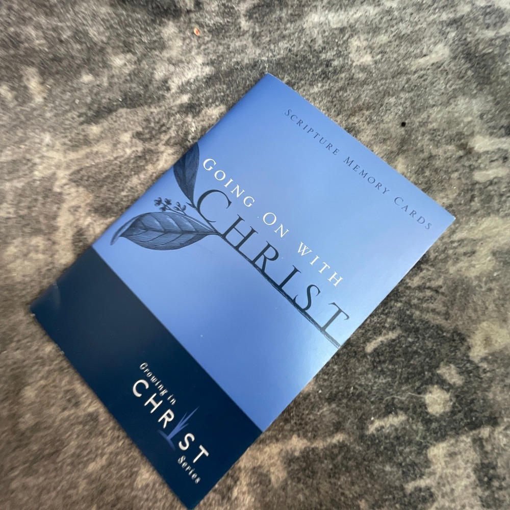 Going On With Christ NavPress‎ The Navigators Scripture Memory Cards Bible Study